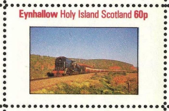 Local (cinderella) Stamps of Scotland : Trains : Eynhallow Beyer-Garratt
